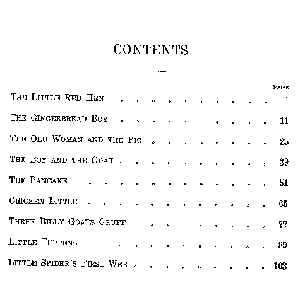 [Contents (page 1)]